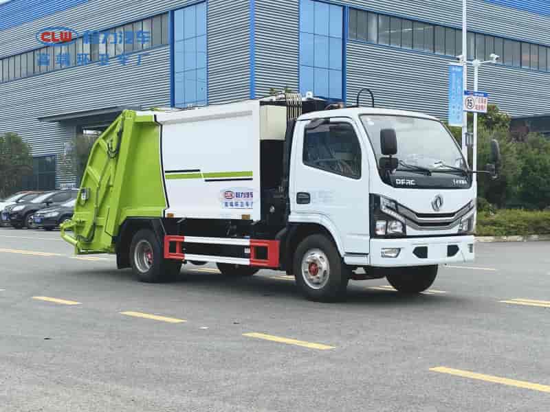 東風多利卡6方壓縮式垃圾車